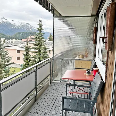 42m2 Alpenschick Mit Balkon, Ausblick, Pool - E405 St Moritz