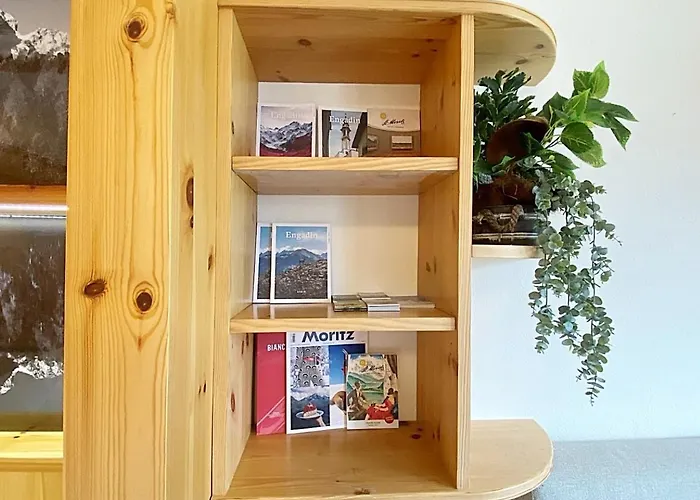 42m2 Alpenschick Mit Balkon, Ausblick, Pool - E405 Saint-Moritz