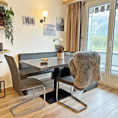 42m2 Alpenschick Mit Balkon, Ausblick, Pool - E405 아파트 세인트모리츠